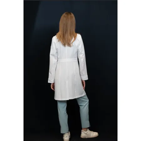 Fartuch medyczny MEDI TEDDY - BENISSA PURE WHITE - BIAŁY